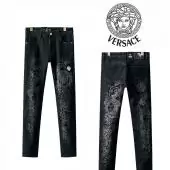 versace jeans denim collection pour homme print medusa black